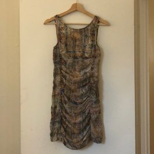 Zara Fitted Scoop Back Dress - Small